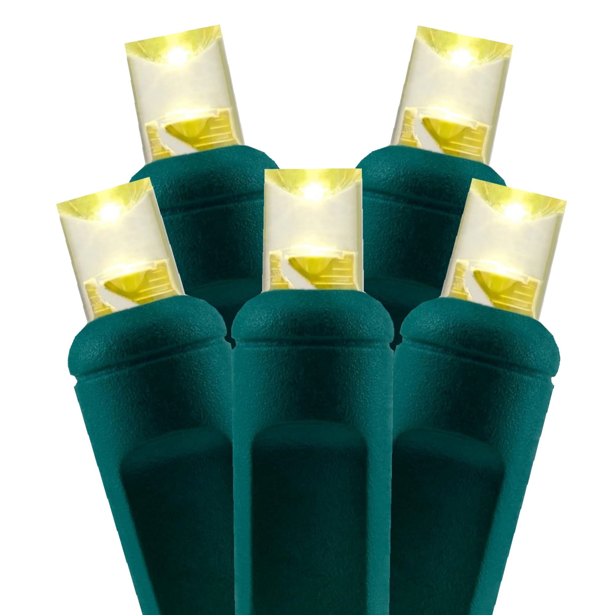 40 Sets of 24Ft 70Ct Outdoor Mini 5mm LED Christmas Lights, Warm White