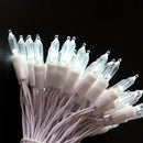 50 LED Battery Operated Mini Christmas Lights Indoor with Remote Timer in White