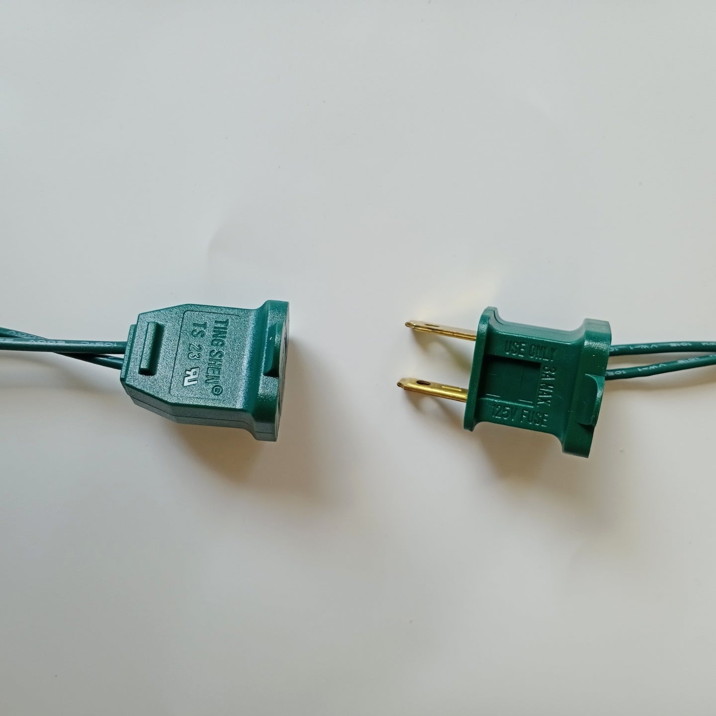 Commercial Grade Blue M5 LED Christmas Lights on Green Wire