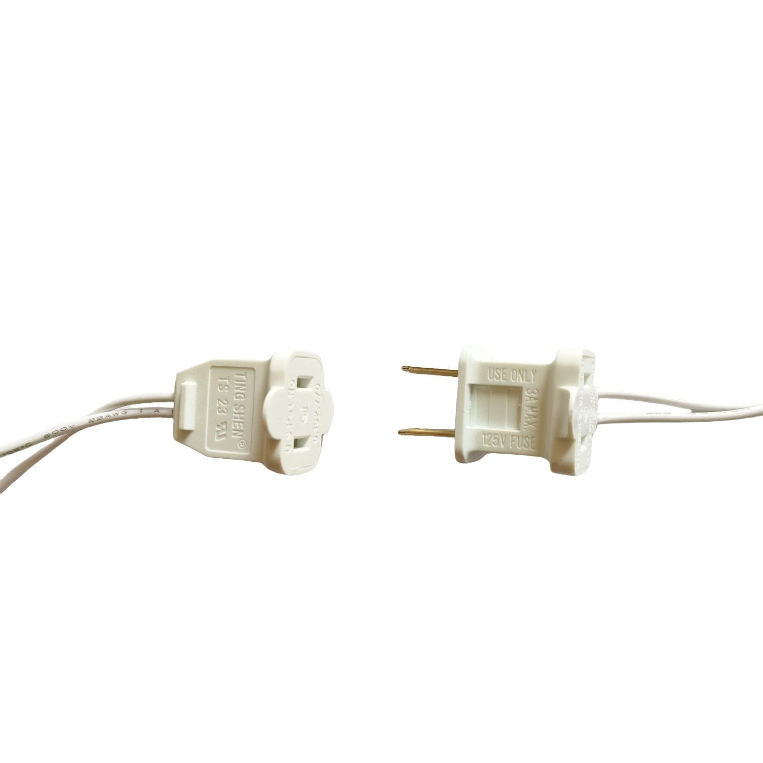 Commercial Grade Red Green C6 LED Christmas Lights on White Wire