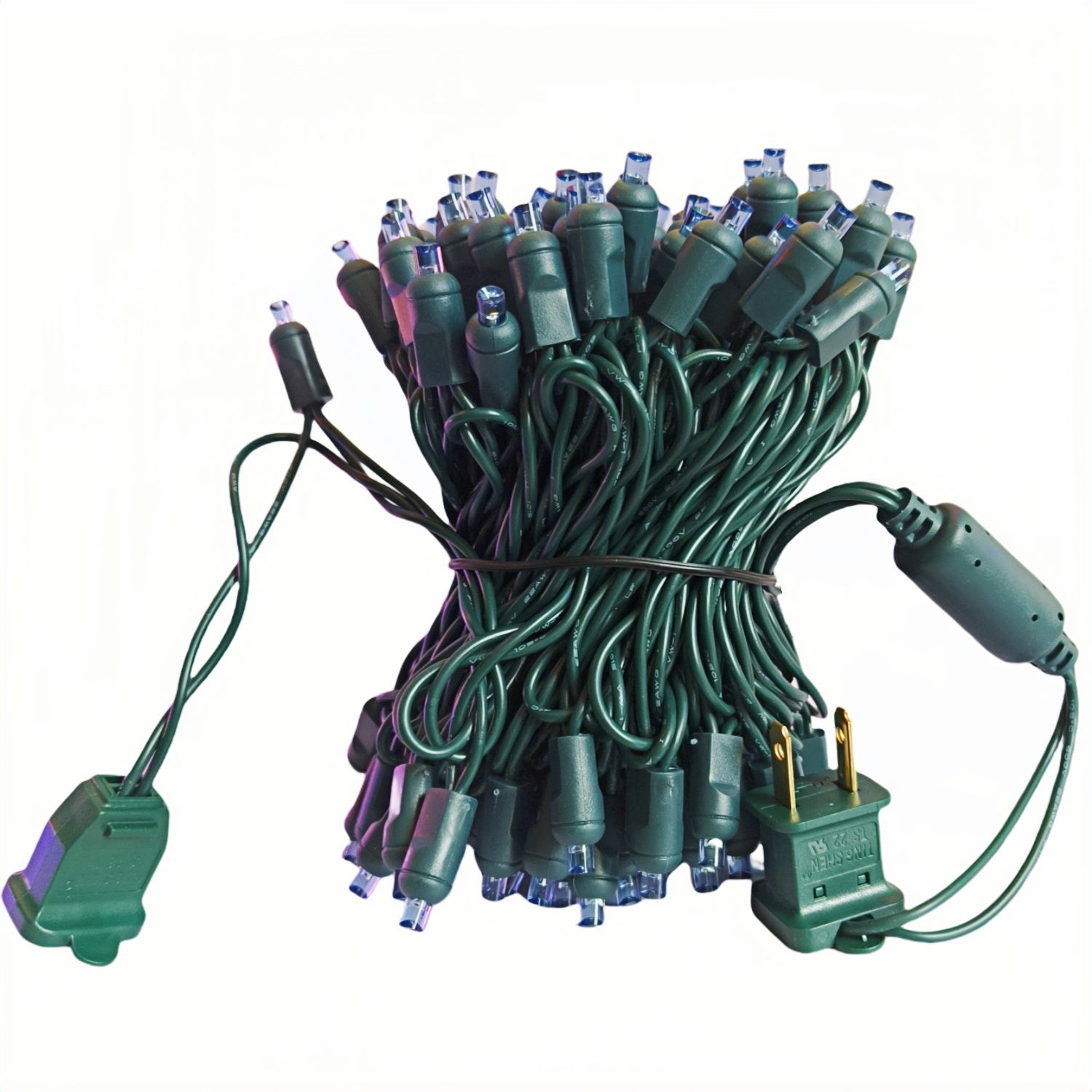 40 Sets of 24Ft 70Ct Outdoor Mini 5mm LED Christmas Lights, Blue