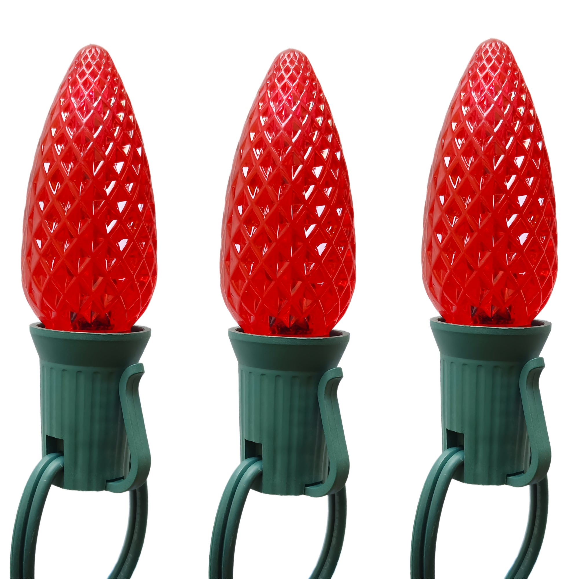 C9 Red Christmas Lights