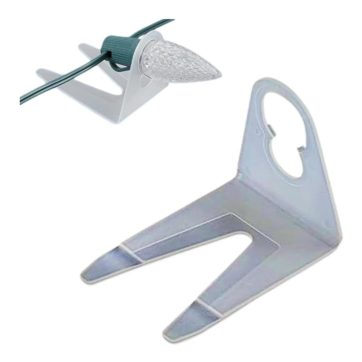 Plastic Shingle Tab Light Clip for Outdoor C7/C9 Christmas Lights Installation