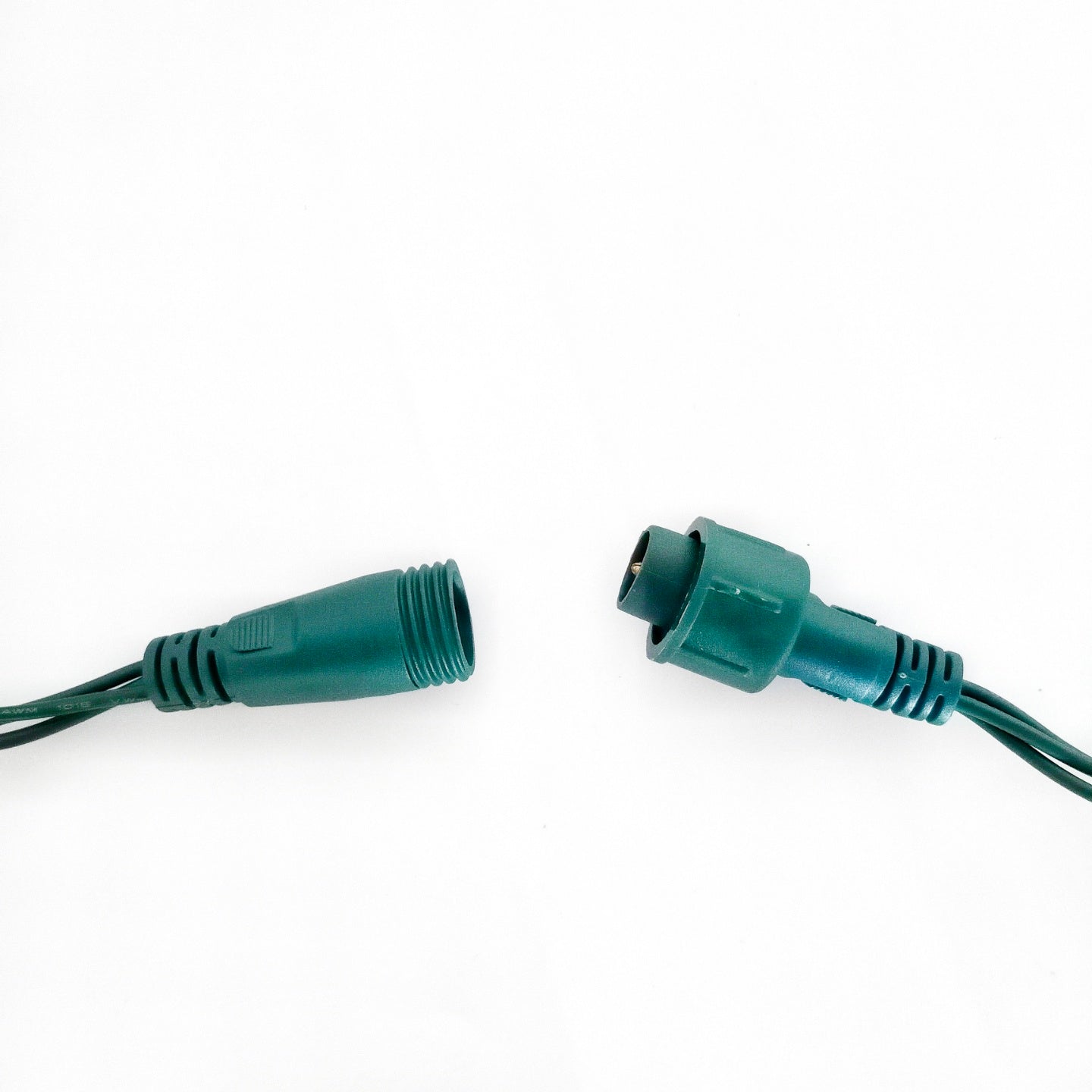 Outdoor Waterproof Coaxial Mini LED Christmas Lights on Green Wire