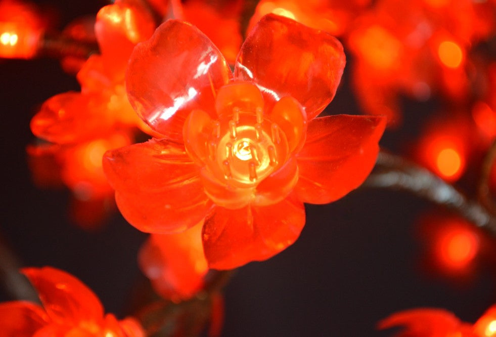 7Ft Cherry Blossom Tree RGB Light with 960 LED Lights Indoor Outdoor