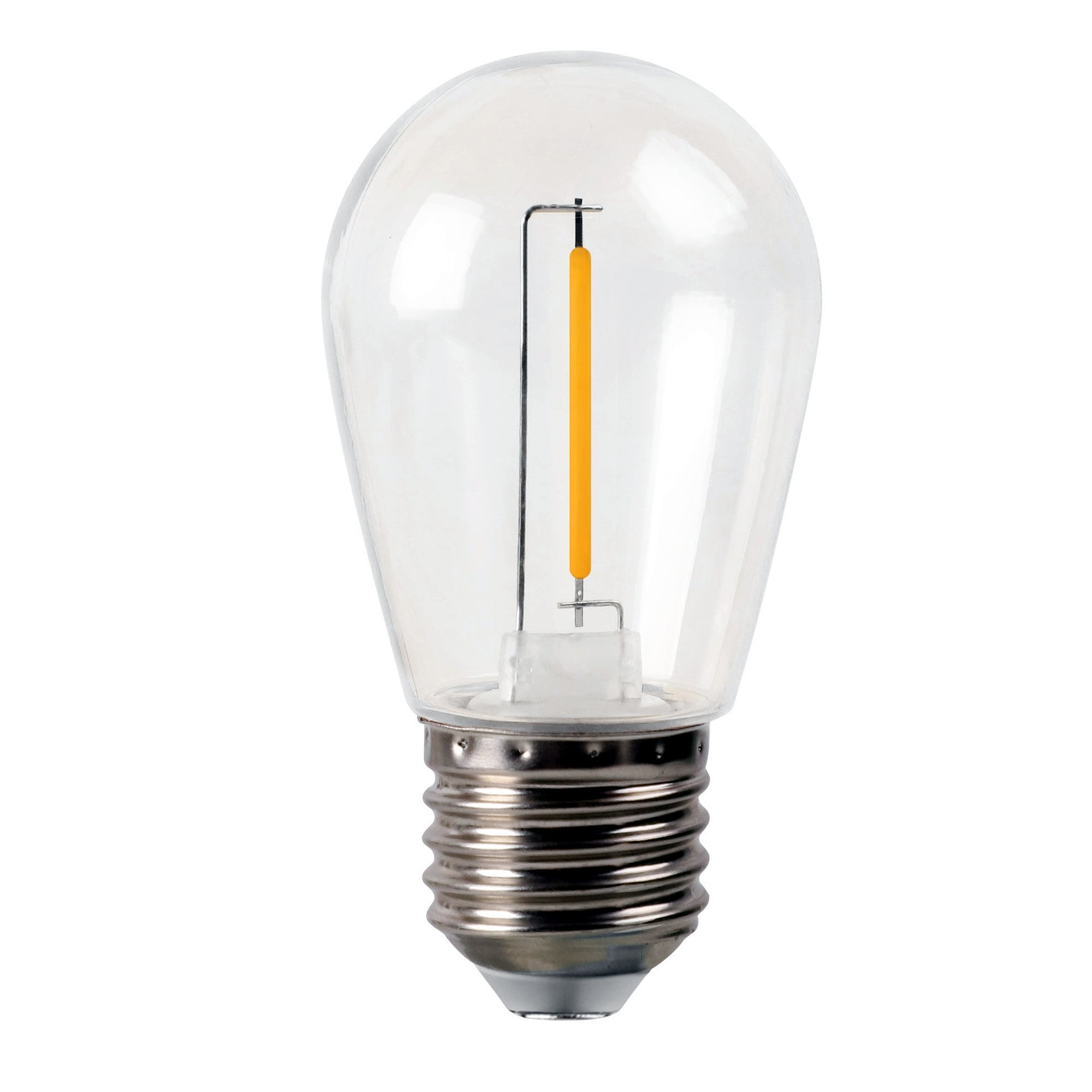 120V S14 LED Replacement Bulb for Outdoor E26 Socket String Light, Warm White