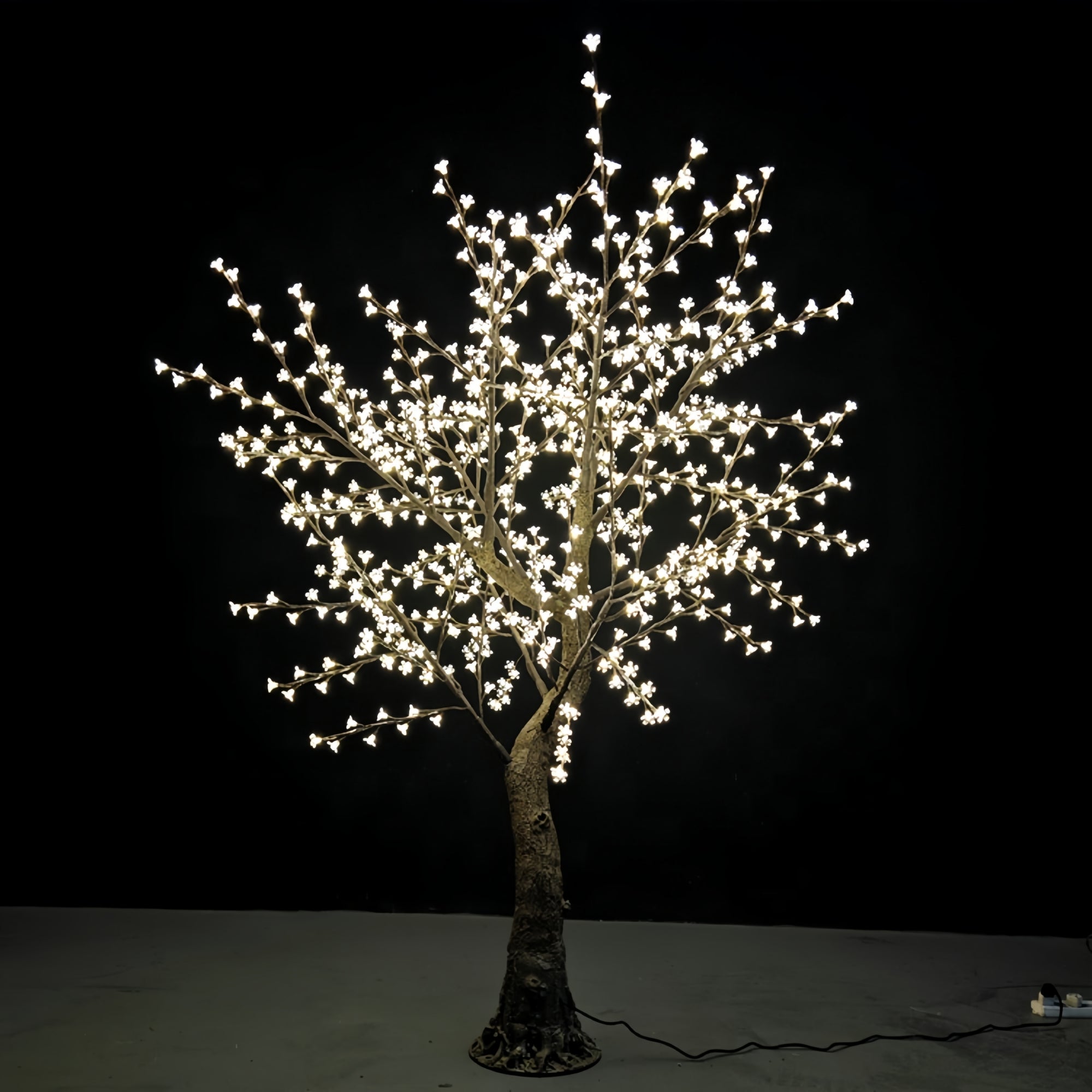 7Ft Cherry Blossom Tree Warm White 3500K Light with 640 LED Lights Indoor Outdoor